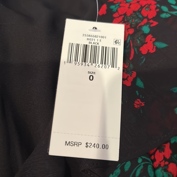 NWT RALPH LAUREN tiered ruffled holiday floral maxi dress size 0 - Picture 8 of 11